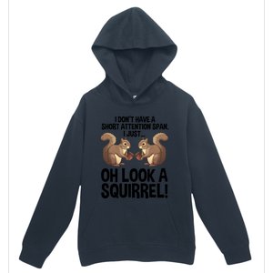 Funny Adhd Squirrel Design Chipmunk Pet Lovers Gift Urban Pullover Hoodie