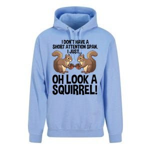 Funny Adhd Squirrel Design Chipmunk Pet Lovers Gift Unisex Surf Hoodie