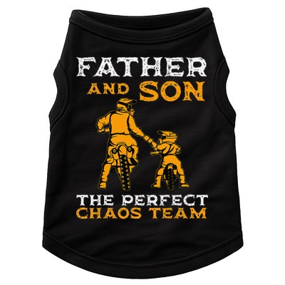 Father And Son Team Fathers Day Doggie Tank