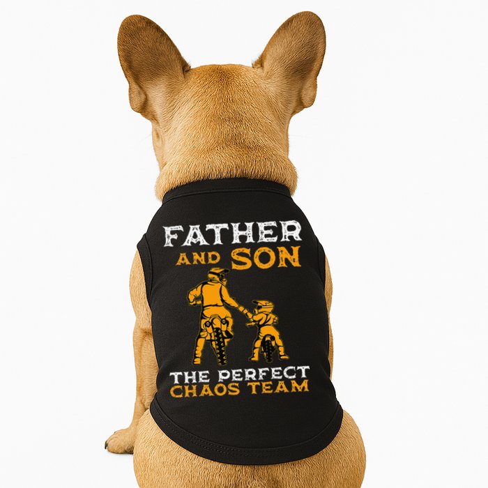 Father And Son Team Fathers Day Doggie Tank