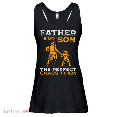 Father And Son Team Fathers Day Ladies Essential Flowy Tank