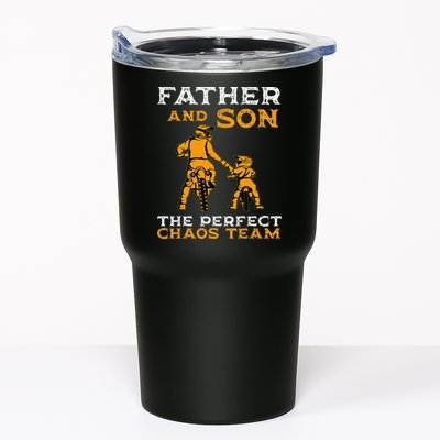 Father And Son Team Fathers Day Tumbler