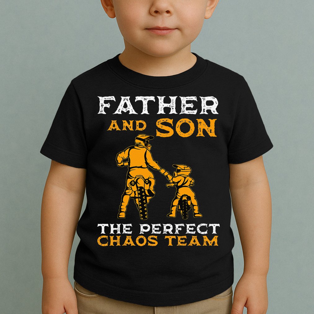 Father And Son Team Fathers Day Toddler T-Shirt
