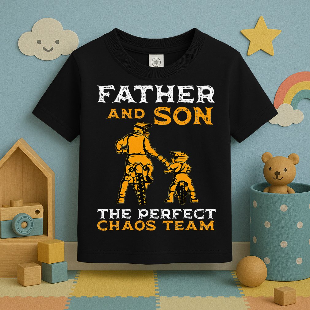 Father And Son Team Fathers Day Toddler T-Shirt