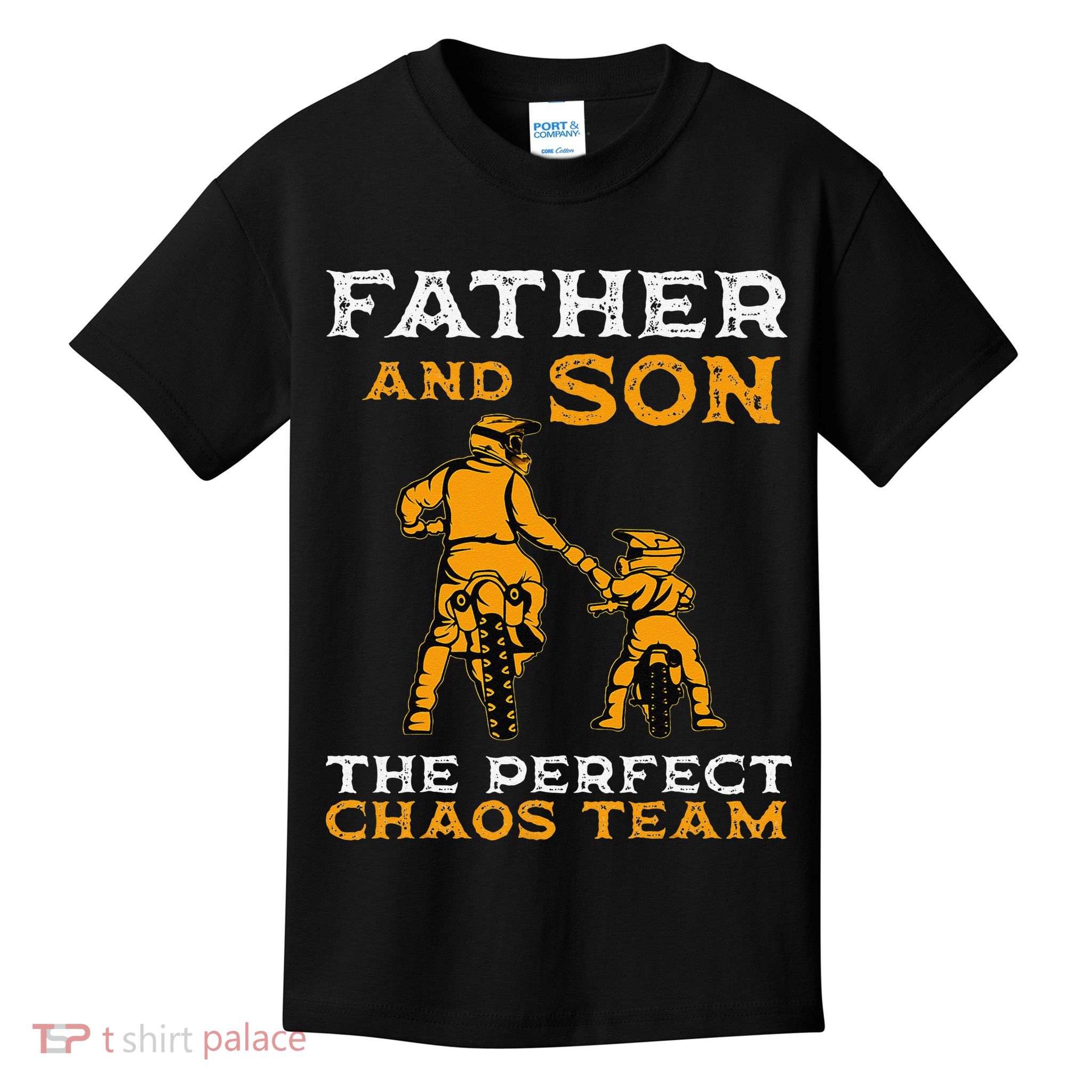 Father And Son Team Fathers Day Kids T-Shirt