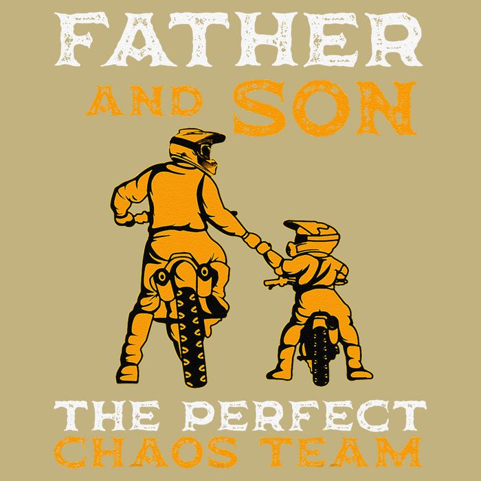 Father And Son Team Fathers Day Button