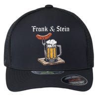 Frank And Stein German Beer Drinking Oktoberfest Flexfit Unipanel Trucker Cap