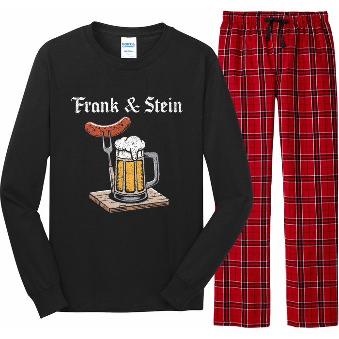 Frank And Stein German Beer Drinking Oktoberfest Long Sleeve Pajama Set