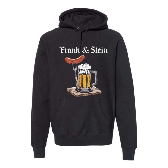 Frank And Stein German Beer Drinking Oktoberfest Premium Hoodie