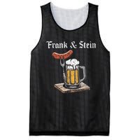 Frank And Stein German Beer Drinking Oktoberfest Mesh Reversible Basketball Jersey Tank