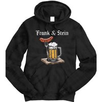 Frank And Stein German Beer Drinking Oktoberfest Tie Dye Hoodie