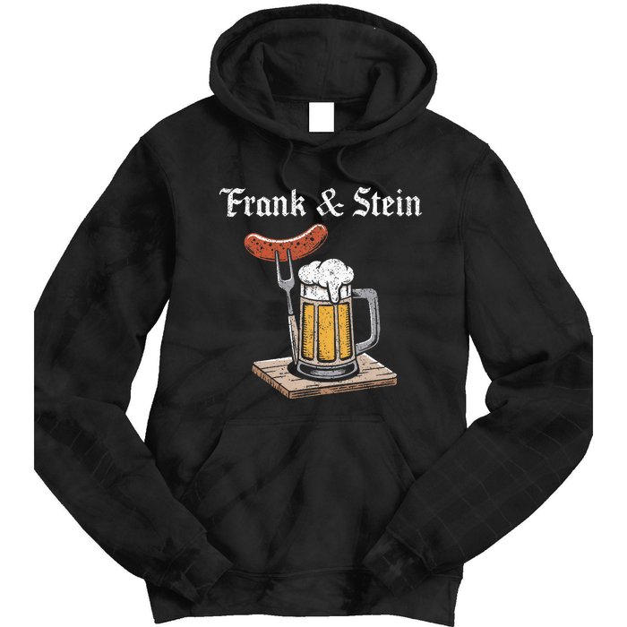 Frank And Stein German Beer Drinking Oktoberfest Tie Dye Hoodie