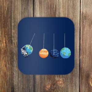 Funny Astronaut Swing Planets Space Newtons Cradle Pendulum Coaster