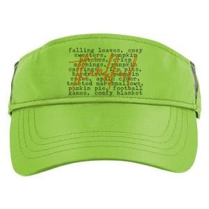 Fall Autumn Season Thankful Quote Adult Drive Performance Visor