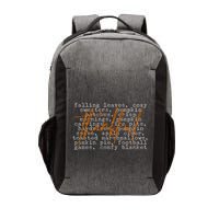 Fall Autumn Season Thankful Quote Vector Backpack