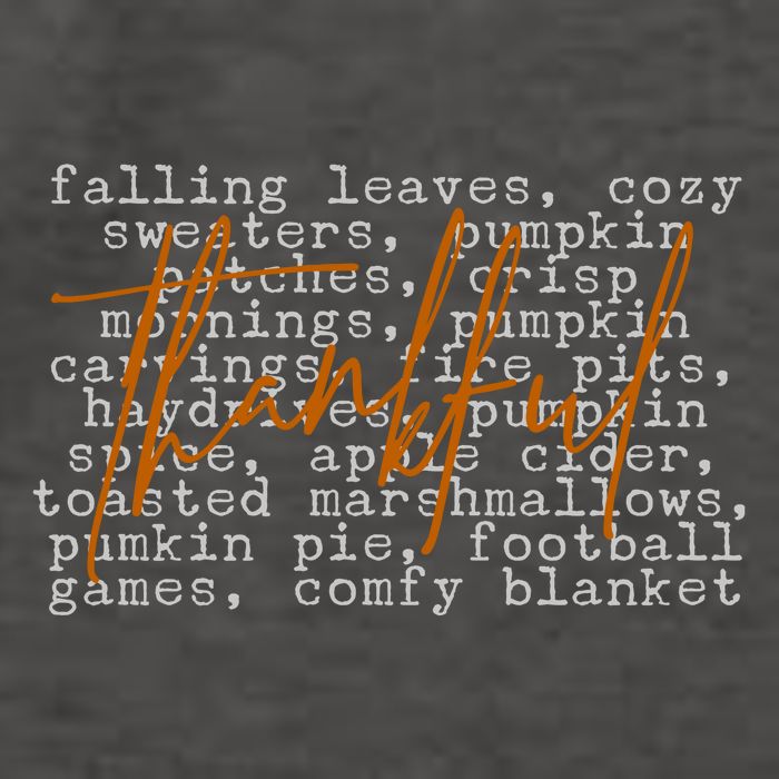 Fall Autumn Season Thankful Quote Vector Backpack