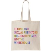 Felons And Sexual Predators Belong In Prison Not The White House Bag