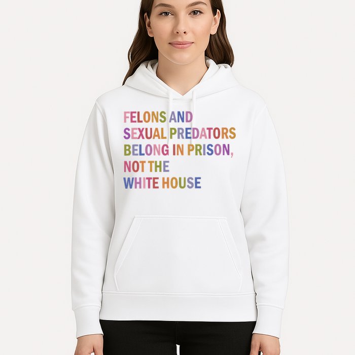 Felons And Sexual Predators Belong In Prison Not The White House Hoodie