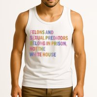 Felons And Sexual Predators Belong In Prison Not The White House Tank Top