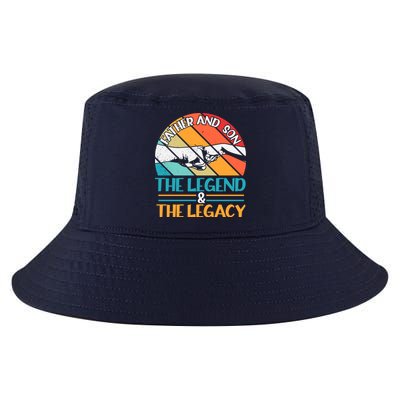Father And Son The Legend The Legacy Retro Vintage Cool Comfort Performance Bucket Hat
