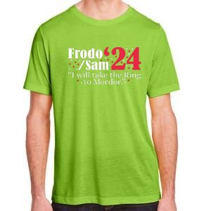 Frodo And Sam 2024 I Will Take The Ring To Mordor 2024 Adult ChromaSoft Performance T-Shirt