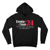 Frodo And Sam 2024 I Will Take The Ring To Mordor 2024 Hoodie