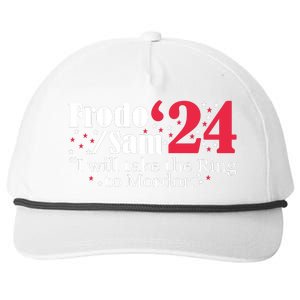 Frodo And Sam 2024 I Will Take The Ring To Mordor 2024 Snapback Five-Panel Rope Hat