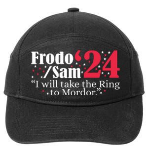 Frodo And Sam 2024 I Will Take The Ring To Mordor 2024 7-Panel Snapback Hat