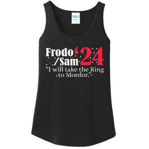 Frodo And Sam 2024 I Will Take The Ring To Mordor 2024 Ladies Essential Tank