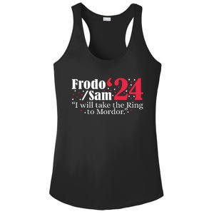 Frodo And Sam 2024 I Will Take The Ring To Mordor 2024 Ladies PosiCharge Competitor Racerback Tank