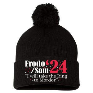 Frodo And Sam 2024 I Will Take The Ring To Mordor 2024 Pom Pom 12in Knit Beanie