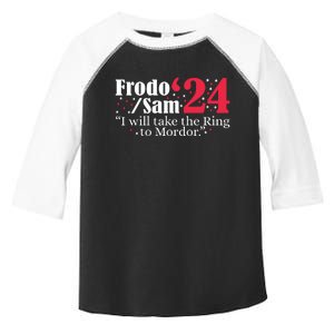 Frodo And Sam 2024 I Will Take The Ring To Mordor 2024 Toddler Fine Jersey T-Shirt