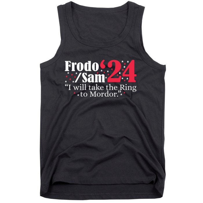 Frodo And Sam 2024 I Will Take The Ring To Mordor 2024 Tank Top