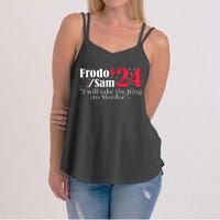 Frodo And Sam 2024 I Will Take The Ring To Mordor 2024 Women's Strappy Tank