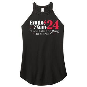 Frodo And Sam 2024 I Will Take The Ring To Mordor 2024 Women's Perfect Tri Rocker Tank