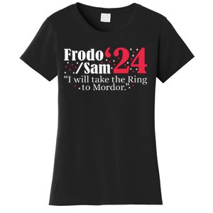 Frodo And Sam 2024 I Will Take The Ring To Mordor 2024 Women's T-Shirt