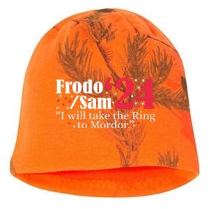 Frodo And Sam 2024 I Will Take The Ring To Mordor 2024 Kati - Camo Knit Beanie