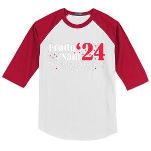 Frodo And Sam 2024 I Will Take The Ring To Mordor 2024 Kids Colorblock Raglan Jersey