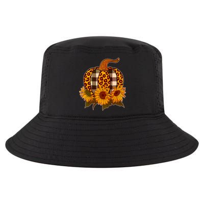 Fashion Autumn Leopard Buffalo Plaid Pumpkin Cool Comfort Performance Bucket Hat