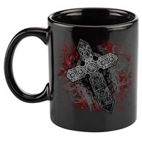 Fashion Cross 11oz C Handle Ceramic Mug