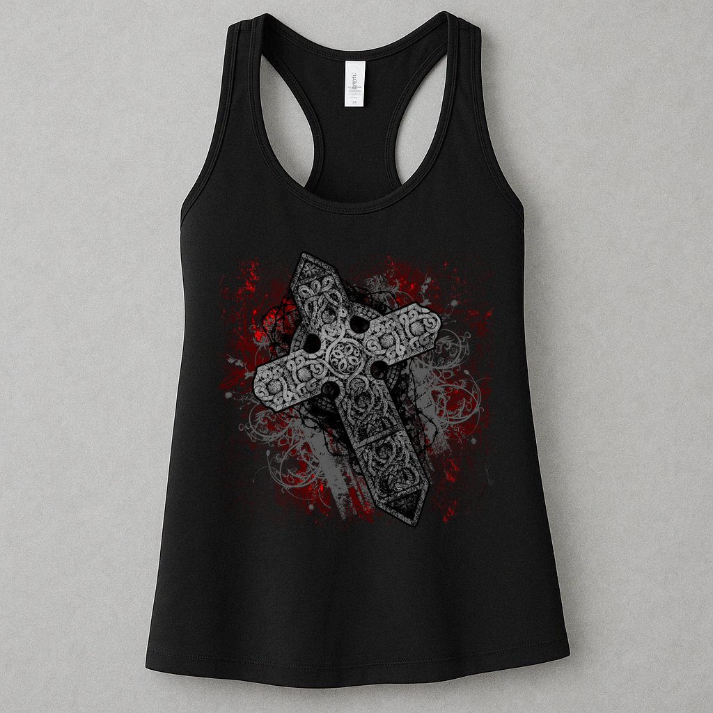Fashion Cross Womens Tank Top
