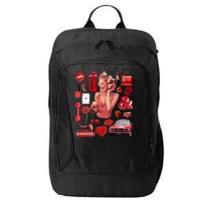 Fashion Red Girl City Backpack