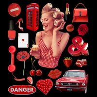 Fashion Red Girl Impact Tech Backpack