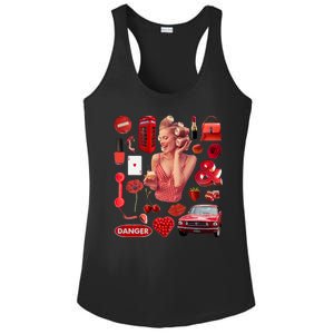 Fashion Red Girl Ladies PosiCharge Competitor Racerback Tank