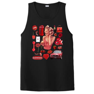 Fashion Red Girl PosiCharge Competitor Tank