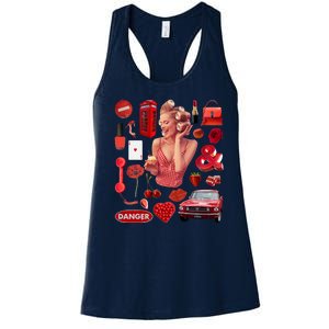 Fashion Red Girl Women's Racerback Tank