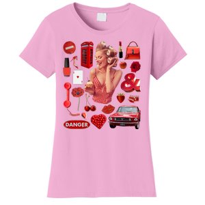 Fashion Red Girl Women's T-Shirt