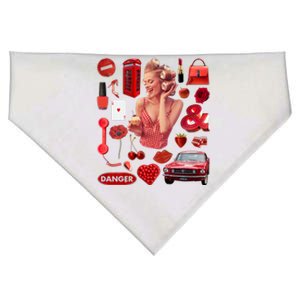 Fashion Red Girl USA-Made Doggie Bandana