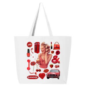 Fashion Red Girl 25L Jumbo Tote