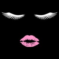 Fashion Style Eyelash Lips Lashes Pink Lipstick 16 in Basic Backpack